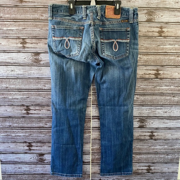 Lucky Brand Berkeley Crop Embroidered Pocket Jeans - Picture 2 of 14
